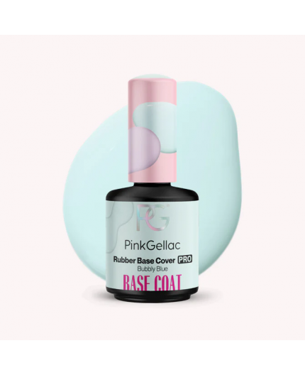 Rubber Base Bubbly Blue Color Esmalte Gel Permanente Rubber Base Bubbly Blue Color Esmalte Gel Permanente