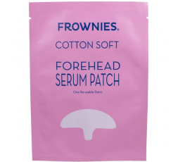 Frownies Serum Patch es un parche de algodón suave que aporta gel - suero a la piel.