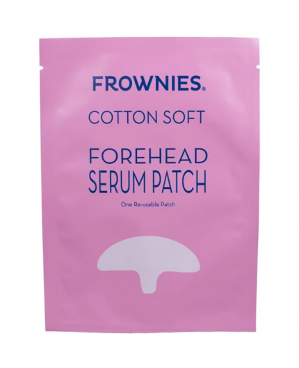 Frownies Serum Patch es un parche de algodón suave que aporta gel - suero a la piel.
