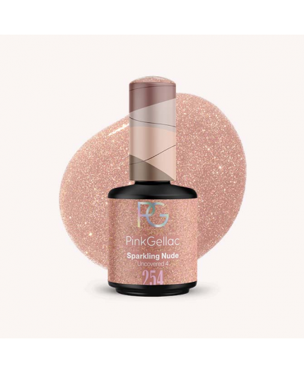 Pink Gellac 254 Sparkling Nude Color Esmalte Gel Permanente Pink Gellac 254 Sparkling Nude Color Esmalte Gel Permanente