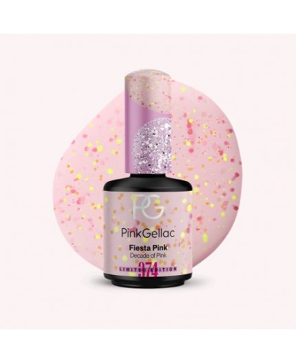 Pink Gellac 374 Fiesta Pink Color Esmalte Gel Permanente Pink Gellac 374 Fiesta Pink Color Esmalte Gel Permanente