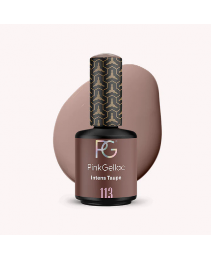 Pink Gellac 113 Intens Taupe Marrón Color Esmalte Gel Permanente Pink Gellac 113 Intens Taupe Marrón Color Esmalte Gel Permanente