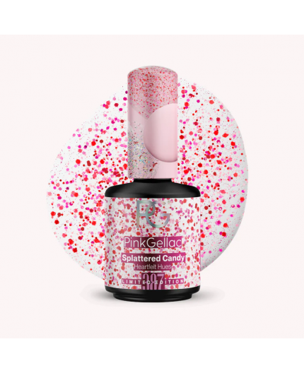 Pink Gellac 387 Splattered Candy Color Esmalte Gel Permanente