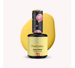 Este amarillo suave único no podía faltar en nuestra colección. Pink Gellac 213 Juicy Yellow es uno de los preferidos
