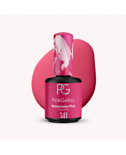 Pink Gellac 341 Watermelon Pink Rosa Color Esmalte Gel Permanente Pink Gellac 341 Watermelon Pink Rosa Color Esmalte Gel Permanente