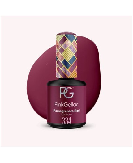 Pink Gellac 334 Pomegranate Red Color Esmalte Gel Permanente Pink Gellac 334 Pomegranate Red Color Esmalte Gel Permanente