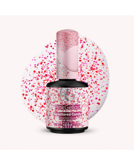 Pink Gellac 387 Splattered Candy Color Esmalte Gel Permanente Pink Gellac 387 Splattered Candy Color Esmalte Gel Permanente