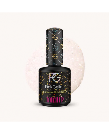 Top acabado Dorado - Touch Up Supreme Gold de Pink Gellac Top acabado Dorado - Touch Up Supreme Gold de Pink Gellac