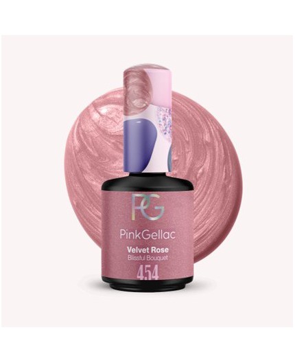 Pink Gellac 454 Velvet Rose Color Esmalte Gel Permanente Pink Gellac 454 Velvet Rose Color Esmalte Gel Permanente