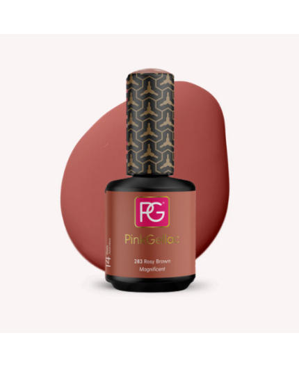 Pink Gellac 283 Rosy Brown Marrón Color Esmalte Gel Permanente Pink Gellac 283 Rosy Brown Marrón Color Esmalte Gel Permanente