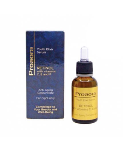 Sérum de noche con Retinol y vitaminas C, E y F de Proaora
