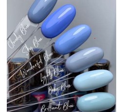 Pink Gellac 266 Baby Blue Azul Color Esmalte Gel Permanente