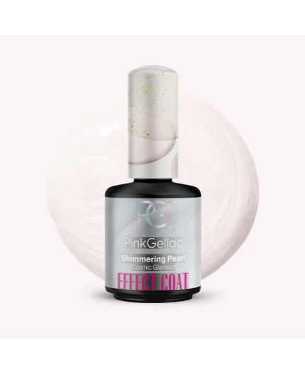 Top acabado Perlado - Coat Shimmering Pearl de Pink Gellac Top acabado Perlado - Coat Shimmering Pearl de Pink Gellac