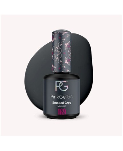 Pink Gellac 169 Smoked Grey Gris Color de pintauñas permanente Pink Gellac 169 Smoked Grey Gris Color de pintauñas permanente