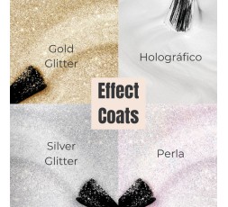 Top acabado Perlado - Coat Shimmering Pearl de Pink Gellac