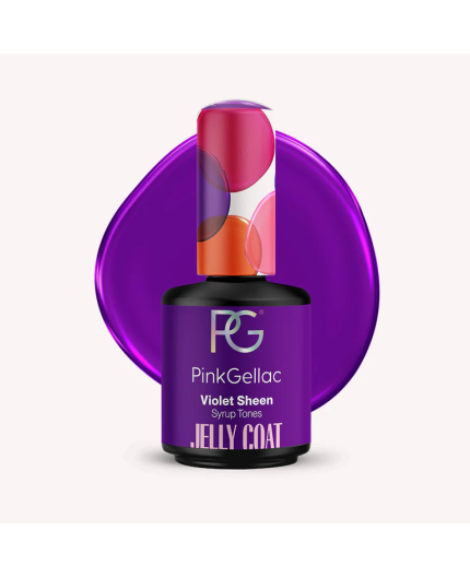 Jelly Coat Violet Sheen Color Esmalte Gel Permanente Jelly Coat Violet Sheen Color Esmalte Gel Permanente