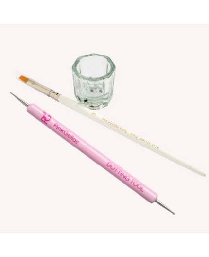 Kit de 3 herramientas para Nail Art Pink Gellac