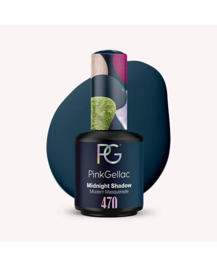 Pink Gellac 470 Midnight Shadow Color Esmalte Gel Permanente