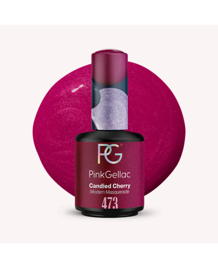 Pink Gellac 473 Candied Cherry Color Esmalte Gel Permanente