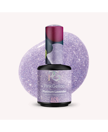 Pink Gellac 469 Platinum Lavender Color Esmalte Gel Permanente