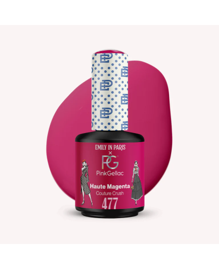 Pink Gellac 477 Haute Magenta Color Esmalte Gel Permanente
