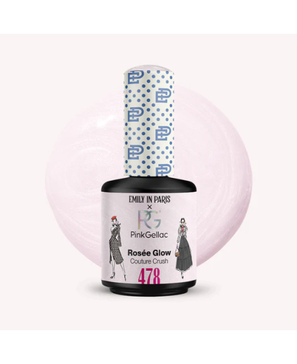 Pink Gellac 478 Rosée Glow Color Esmalte Gel Permanente