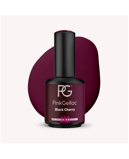 Pink Gellac 480 Black Cherry Color Esmalte Gel Permanente