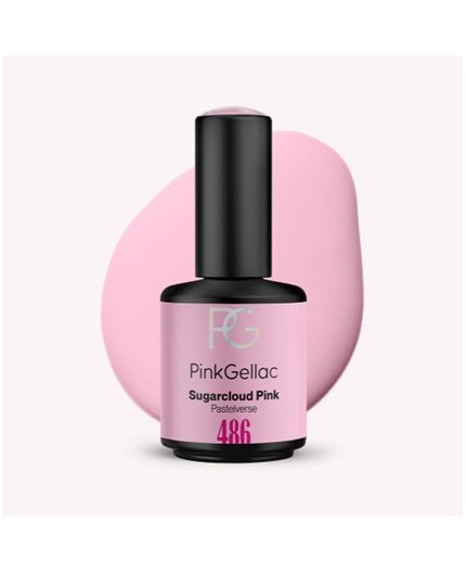 Pink Gellac 486 Sugarcloud Pink Color Esmalte Gel Permanente