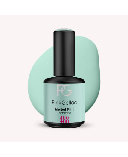 Pink Gellac 488 Melted Mint Color Esmalte Gel Permanente