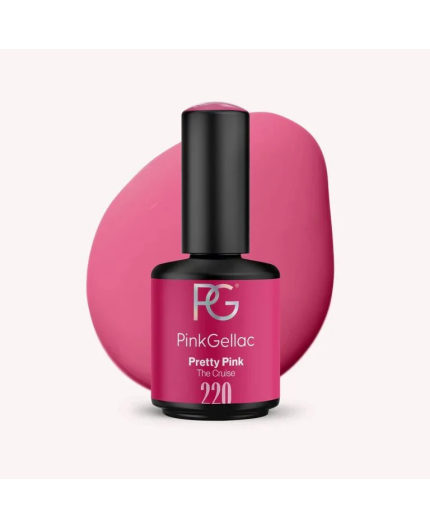 Pink Gellac 220 Pretty Pink Color Esmalte Gel Permanente