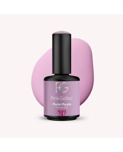 Pink Gellac 242 Pastel Purple Color Esmalte Permanente