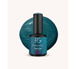 ¡Consigue un estilo súper funky con el color de esmalte de uñas permanente 207 Funky Teal!