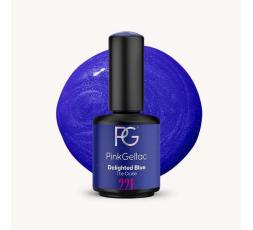 Pink Gellac 221 Delighted Blue. Azul vibrante y ecléctico.
