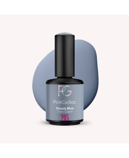 Pink Gellac 215 Cloudy Blue Azul Color Esmalte Gel Permanente