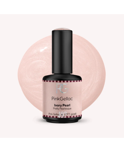 Pink Gellac 492 Ivory Pearl Color Esmalte Gel Permanente