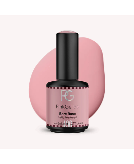 Pink Gellac 490 Bare Rose Color Esmalte Gel Permanente