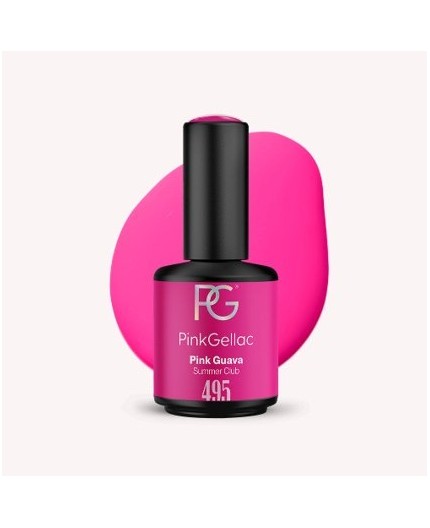 Pink Gellac 495 Pink Guava Color Esmalte Gel Permanente