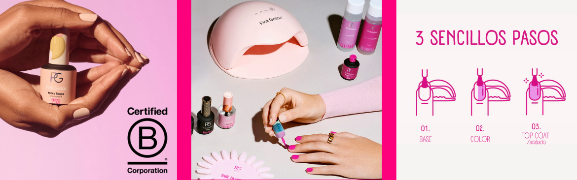 pink gellac esmalte permanente